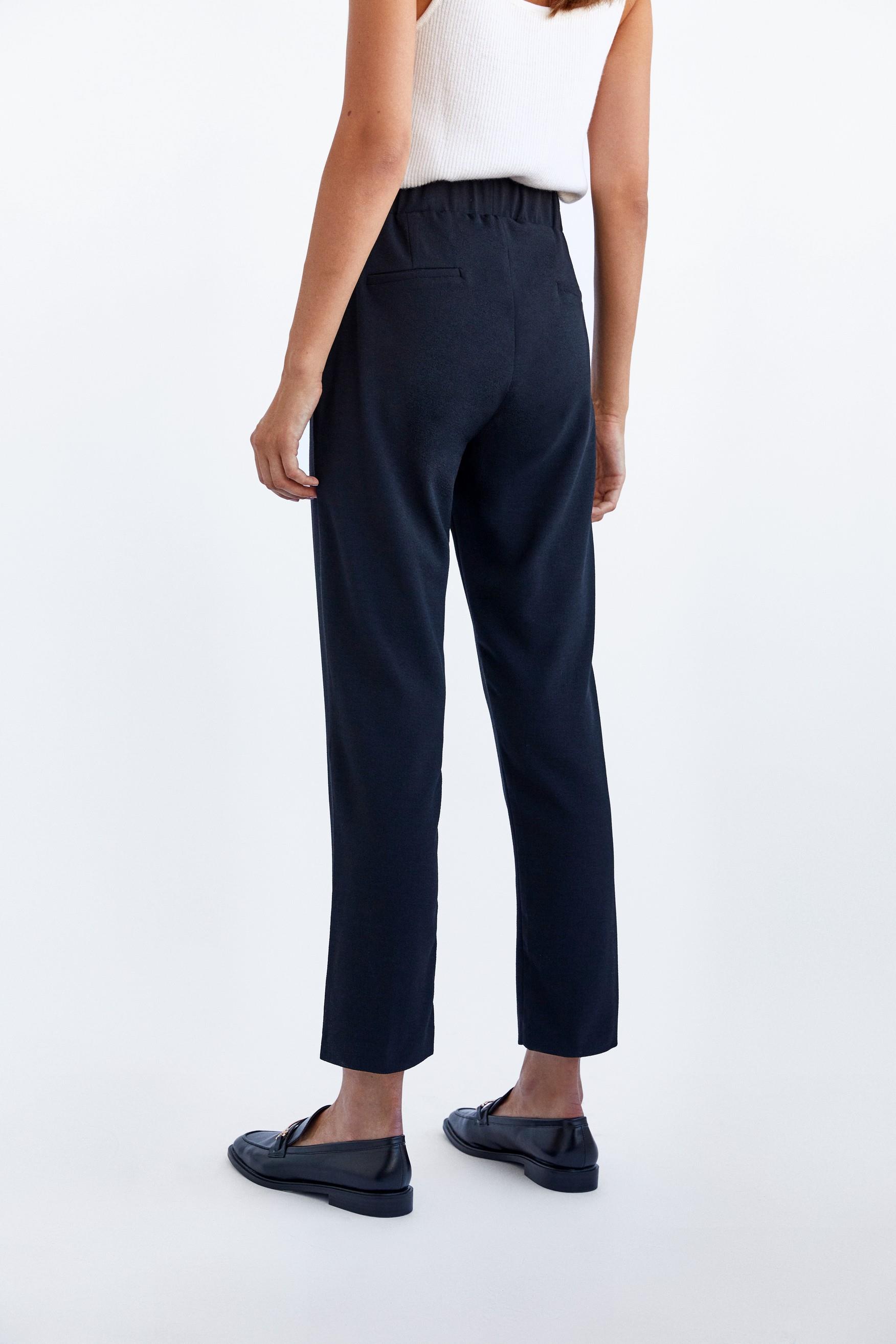 high-waisted flared satin pants - SOVERATO wrinkle free wide leg silk –  Maison Lprn