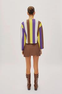 Athena Cappuccino Pleated Skirt
