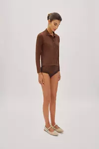 Kayla Chocolate Sparkle Mini Shorts