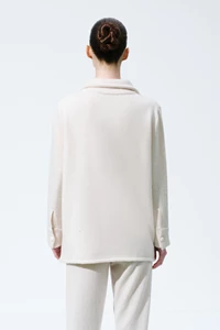 Leon Coconut Cream Cashmere Jacket