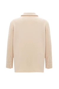 Leon Coconut Cream Cashmere Jacket