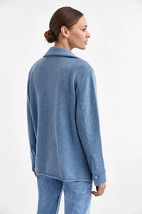 Leon Light Blue Cashmere Jacket