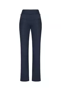 Midnight Navy Wool Pinstripe Pants