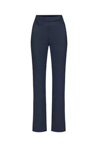 Midnight Navy Wool Pinstripe Pants