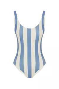 Polo Blue Striped Swimsuit