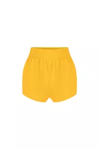Willow Honey Yellow Cashmere Shorts