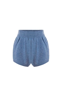 Willow Light Blue Cashmere Shorts