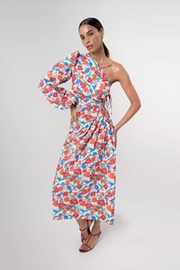 Kaia Floral One Sleeve Maxi Dress