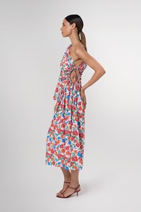 Kaia Floral One Sleeve Maxi Dress