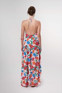 Florence Floral Asymmetric Maxi Dress