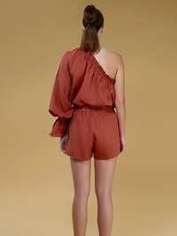 Theia Off Shoulder Linen Top