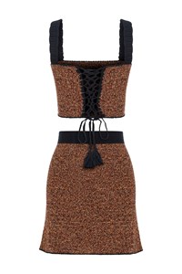 Amber Hand Crocheted Skirt