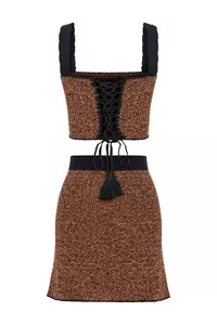 Amber Hand Crocheted Skirt