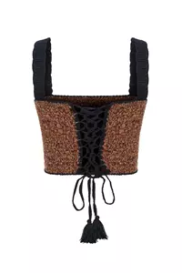 Amber Hand Crocheted Crop Top