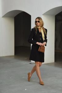 Tara Black Wool Crop Jacket
