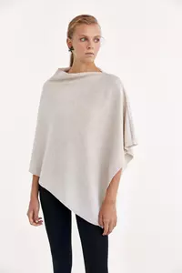 Barley Cashmere Poncho