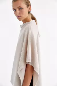 Barley Cashmere Poncho