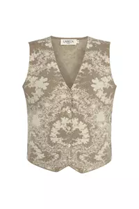 Beige Marble Vest