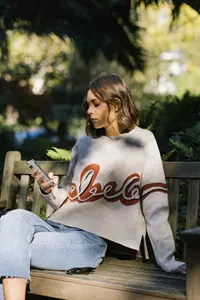 Labeca Signature Oatmeal Cashmere-Blend Sweater