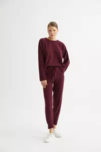 Merlot Cashmere Joggers