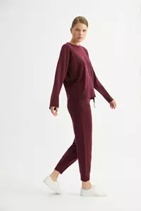 Merlot Cashmere Joggers