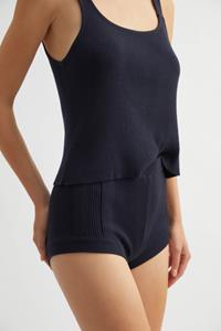 Navy Mini Shorts