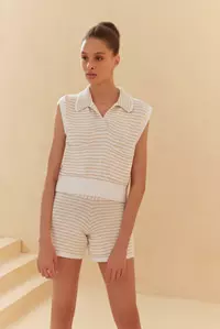 Oatmeal Sailor Shorts