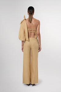 Naomi Palazzo Leg Linen Pants