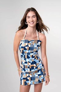 Renard Geometric Mini Dress