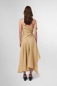 Mare Off Shoulder Gathered Waist Maxi Dress