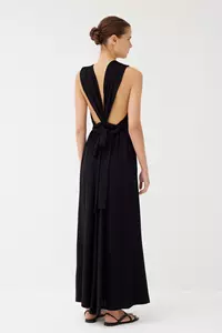 Laila Black Multiway Maxi Dress