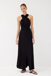 Laila Black Multiway Maxi Dress