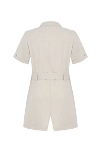 Linen Safari Romper