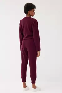 Merlot Cashmere Joggers