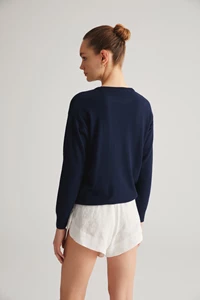 Navy Sweater