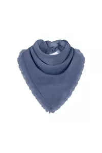 Rio Denim Blue Cashmere Bandana Scarf