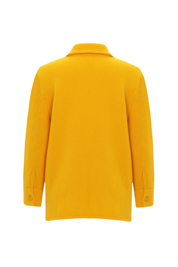 Leon Honey Yellow Cashmere Jacket 