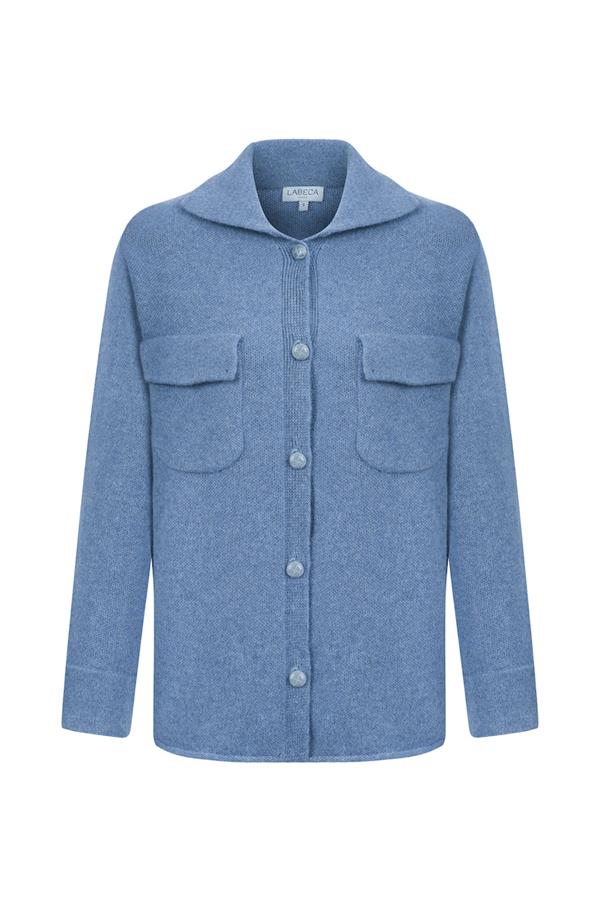 Leon Light Blue Cashmere Jacket