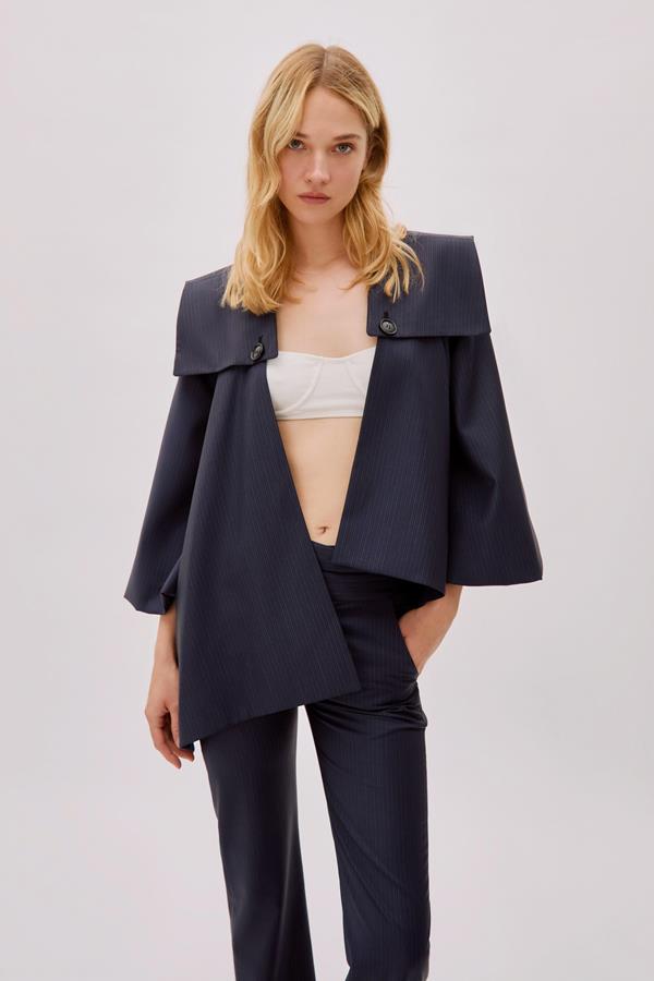 Olivia Navy Wool Jacket