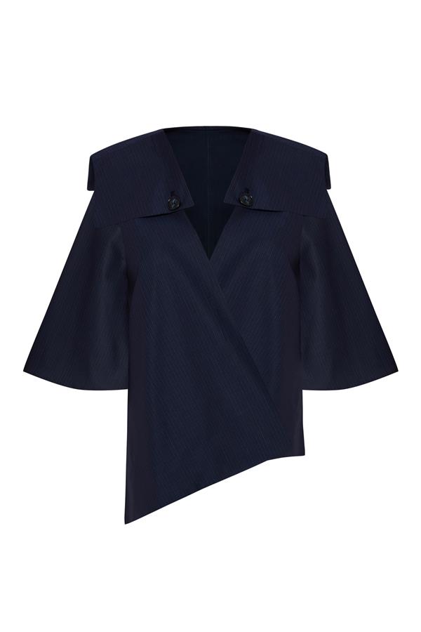 Olivia Navy Wool Jacket