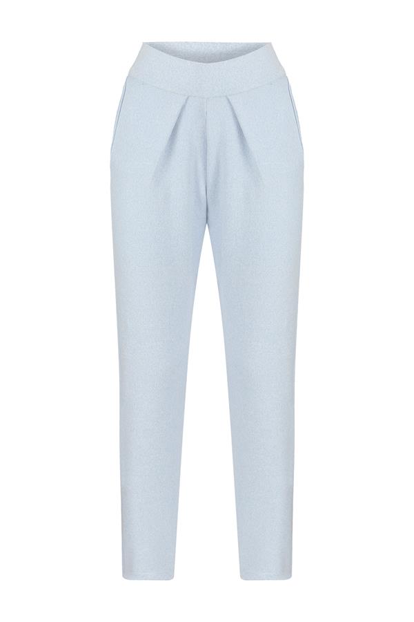 Baby Blue Cotton Joggers