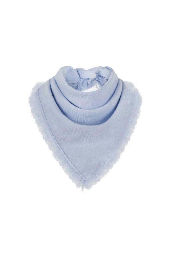 Rio Dusty Blue Cashmere Bandana Scarf