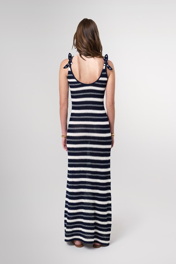 Freya Knitted Striped Maxi Dress