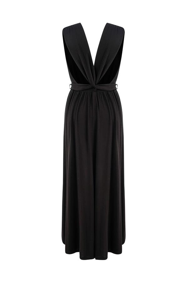 Laila Black Multiway Maxi Dress