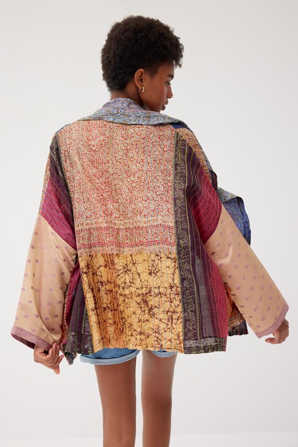 Limited Edition Patchwork Silk Kimono