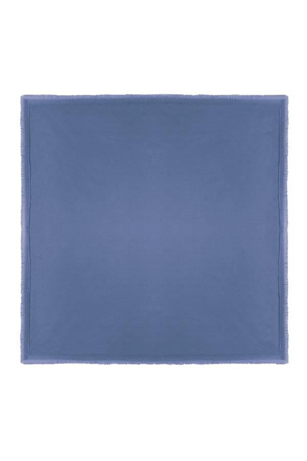 Rio Denim Blue Cashmere Bandana Scarf