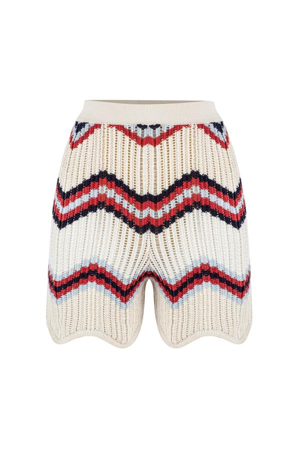 Twilight Cotton Crochet Shorts