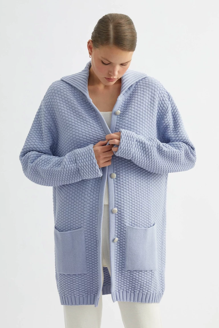 Lilac Knit Cardigan