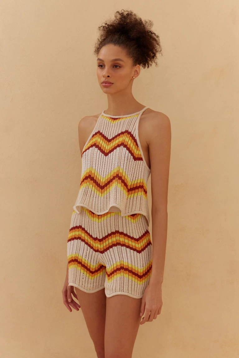 Sunset Crocheted Shorts