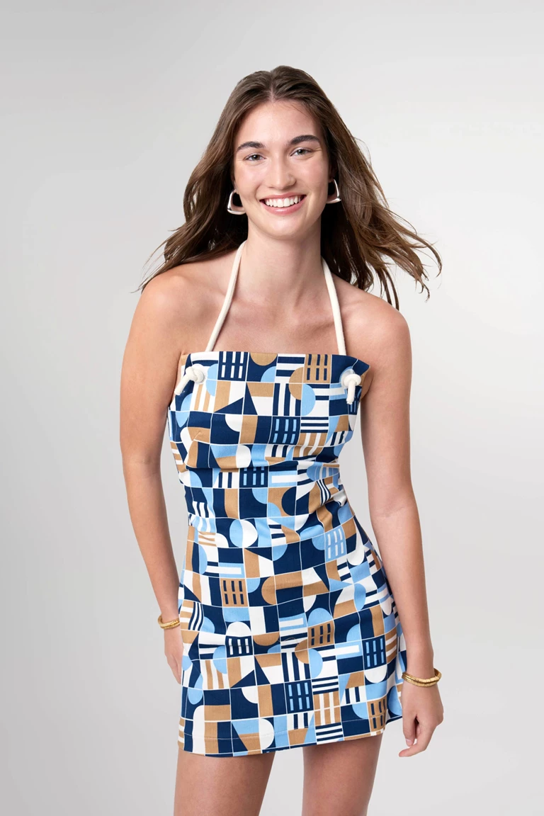 Renard Geometric Mini Dress
